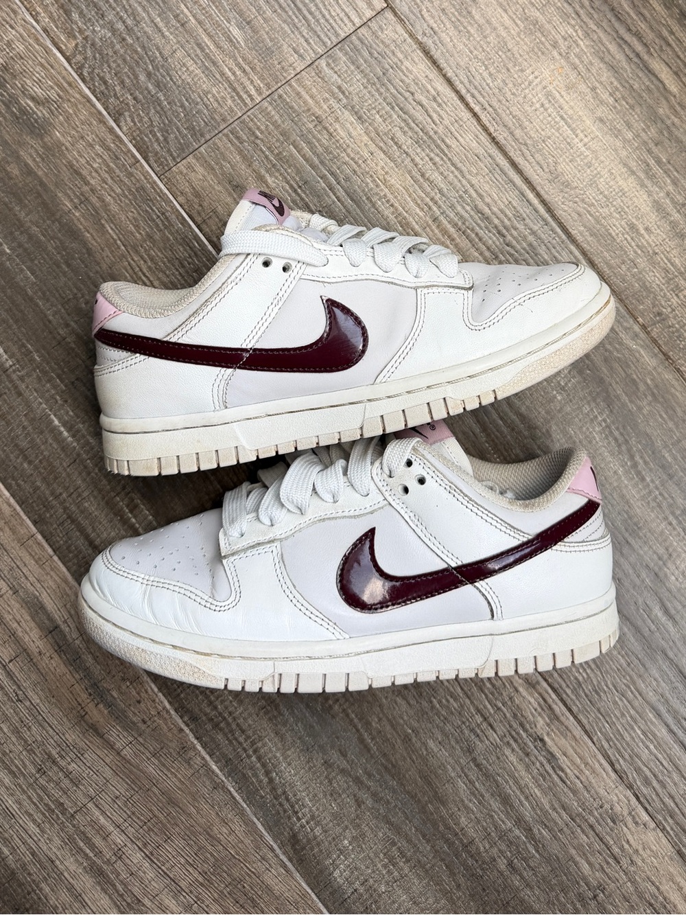 Nike Dunk Low white plum chalk pink #dunks #basketball #nike #sneakers sz 6